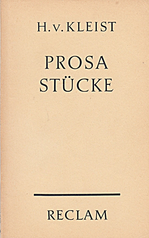 Prosastücke