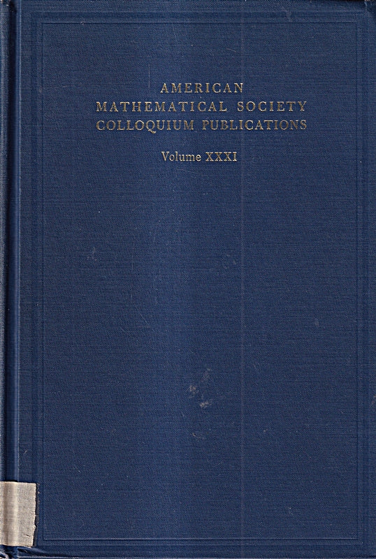 Functional Analysis and Semi-Groups Revised Edition (American Mathematical Society Colloquim Publications - Vol XXXI)