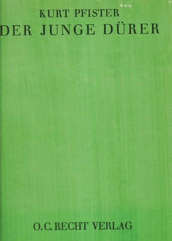 Der junge Dürer. Mit 20 tls. farb. Taf. Mchn. 1922. 4°. 44 S. Olwd. - Rckn. verblichen.
