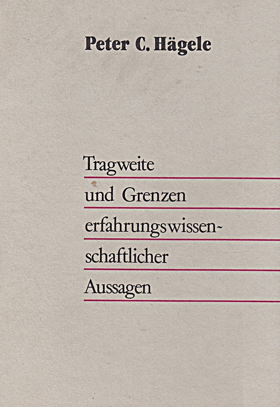 Tragweite und Grenzen erfahrungswissenschaftlicher Aussagen. Ein Physiker spricht über Gott.