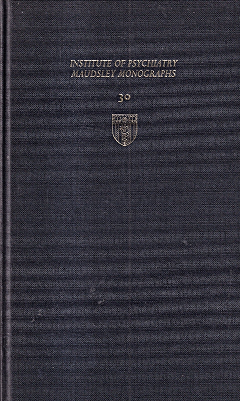 Patterns of Improvement in Depressed In-Patients (MAUDSLEY MONOGRAPHS)