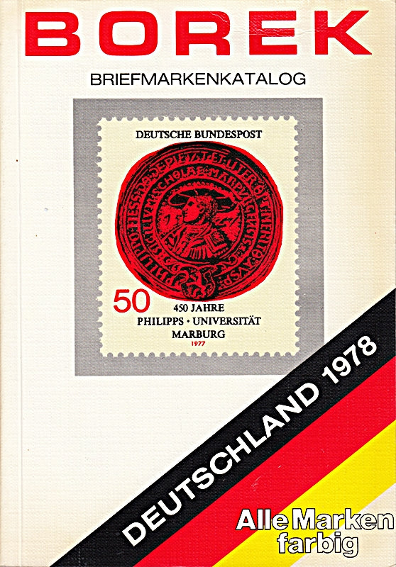 Borek Briefmarkenkatalog Deutschland 1978