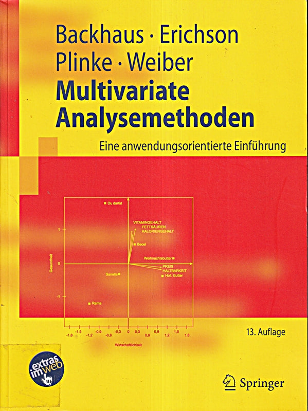 Multivariate Analysemethoden: Eine anwendungsorientierte Einführung (Springer-Lehrbuch)