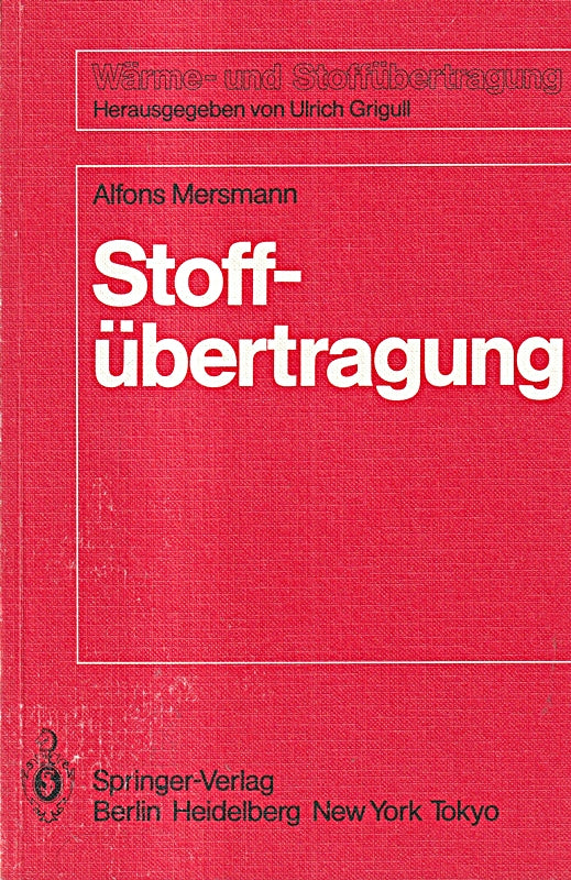 Stoffübertragung (Wärme- und Stoffübertragung)