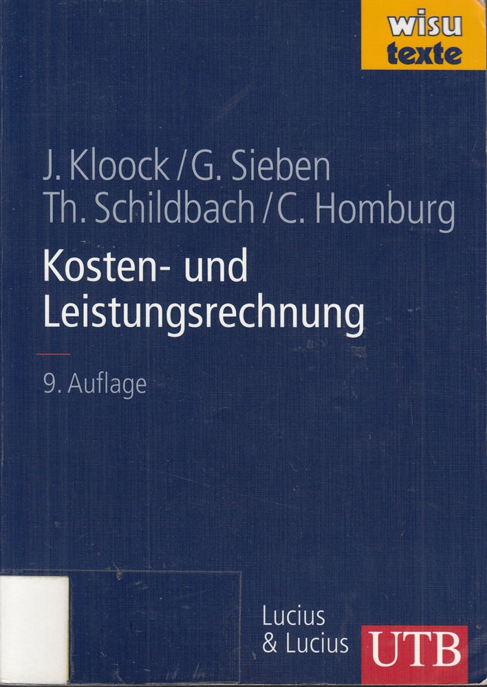 Kosten- und Leistungsrechnung (wisu-Texte)