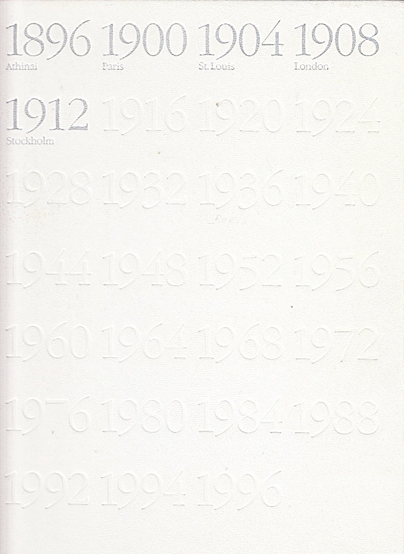 100 Jahre Olympische Spiele der Neuzeit : 1896 - 1996.(1896-1912. ).