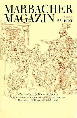 Marbacher Magazin 53/1990: 'Zweimal ist kein Traum zu träumen'.