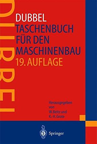 DUBBEL - Taschenbuch für den Maschinenbau