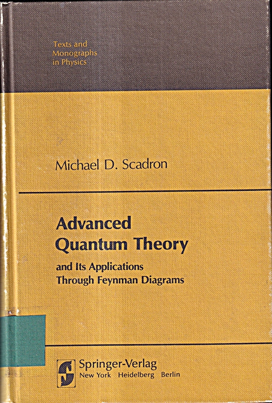 Advanced Quantum Theory and Its Application Through Feynman Diagrams