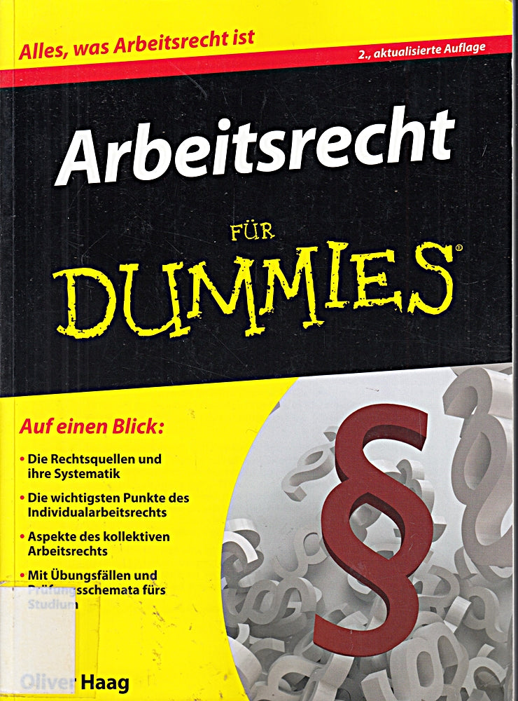 Arbeitsrecht für Dummies
