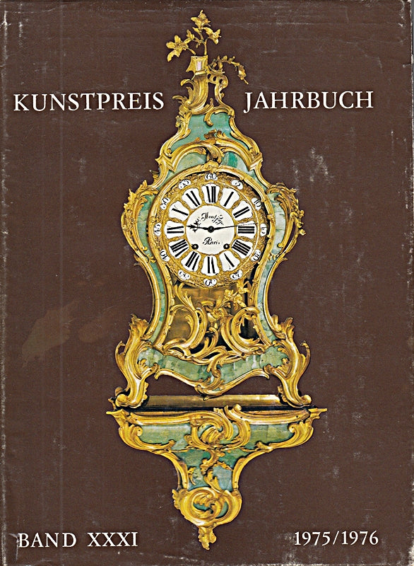 Kunstpreisjahrbuch 1975 1976. Band XXXI. Auktionsergebnisse vom 1. 7. 1975 bis 30. 6. 1976.