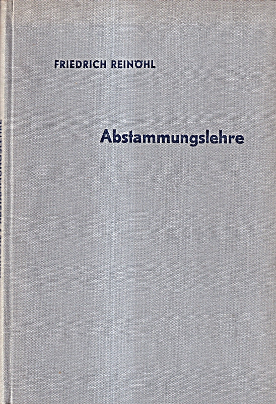Abstammungslehre. Schriften des Deutschen Naturkundevereins. Neue Folge. Band 11. Mit 190 Bildern. Herausgegeben von Georg Wagner.