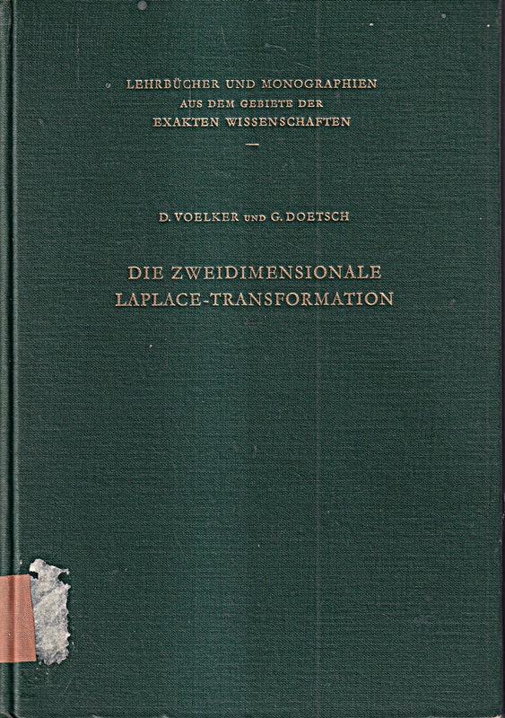 Die zweidimensionale Laplace-Transformation