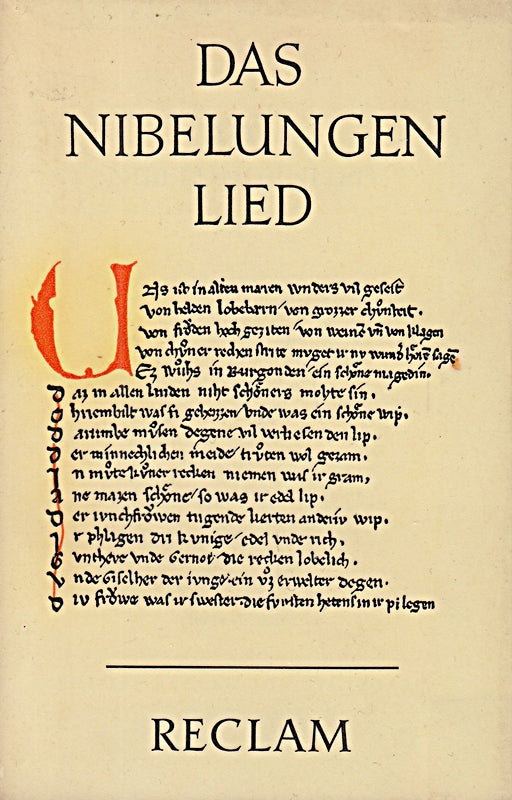 Das Nibelungenlied. übers. von Felix Genzmer. Reclams Universal-Bibliothek ; Nr. 642-45