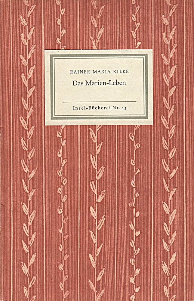 Insel Bücherei Nr.43 Das Marien-Leben