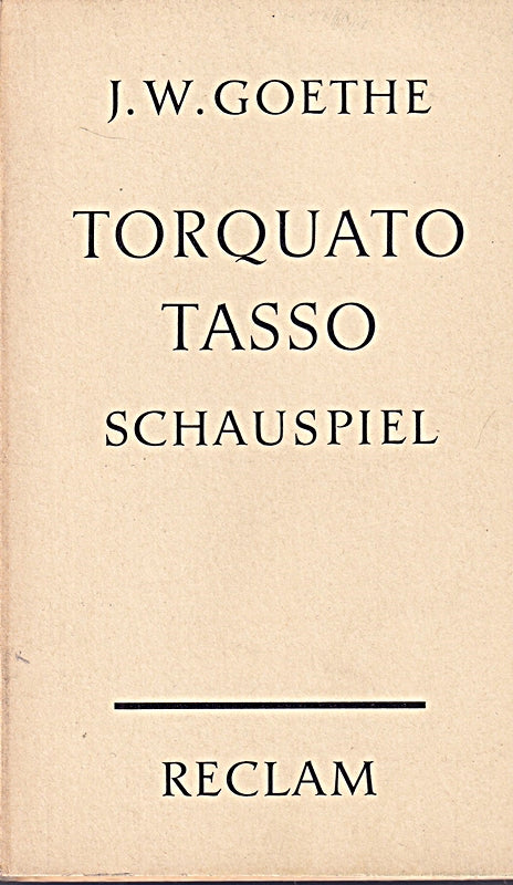 Torquato Tasso Schauspiel