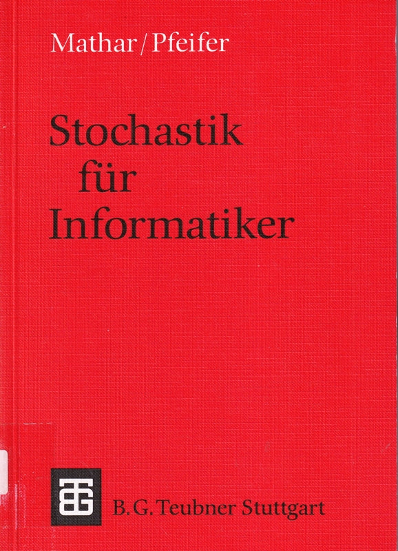 Stochastik für Informatiker (Leitfäden und Monographien der Informatik) (German Edition)