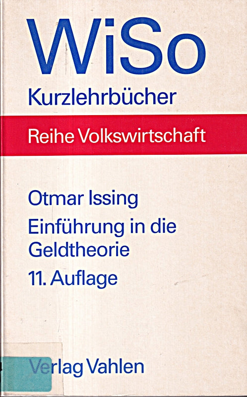 Einführung in die Geldtheorie