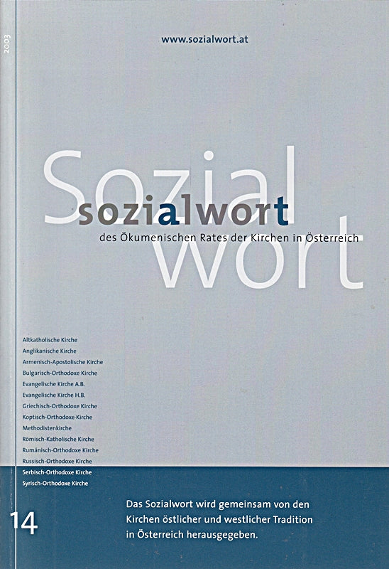 Sozialwort des ökumenischen Rates der Kirchen in Österreich