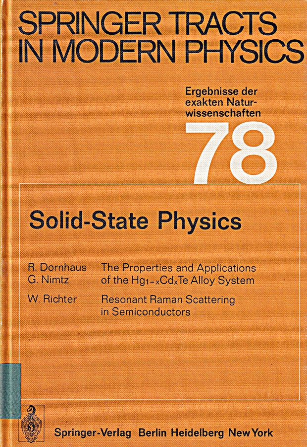 Solid-state physics: (Springer tracts in modern physics 78)