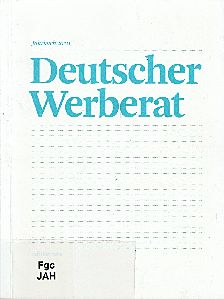 Jahrbuch Deutscher Werberat 2010