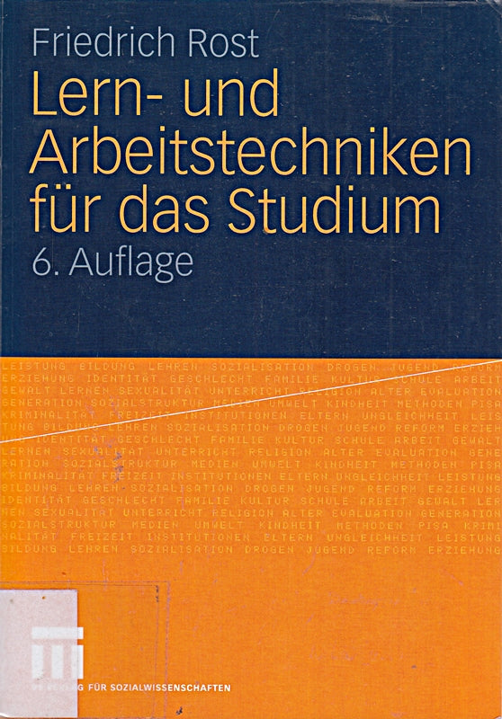 Lern- und Arbeitstechniken für das Studium