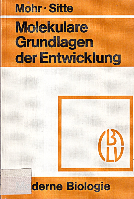 Molekulare Grundlagen der Entwicklung