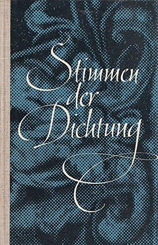 Stimmen der Dichtung : Gedichtsammmlung.