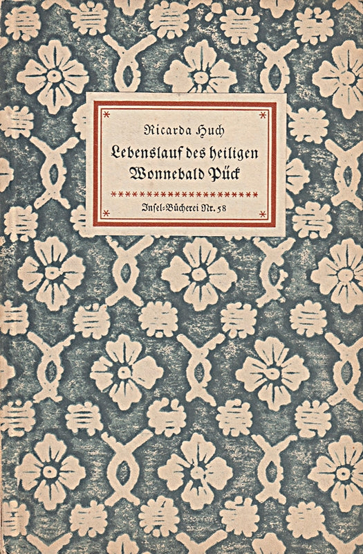 Bestell.Nr. 525908 Lebenslauf des heiligen Wonnebald Pück - Insel Bücherei Nr. 58