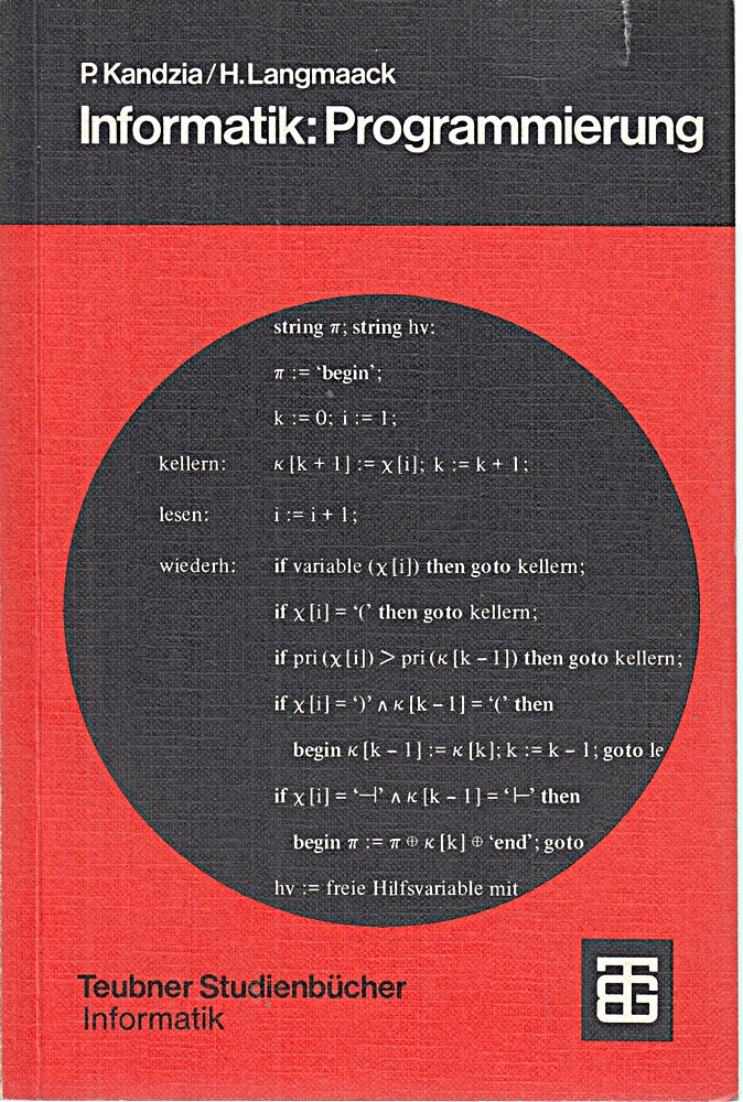 Informatik: Programmierung