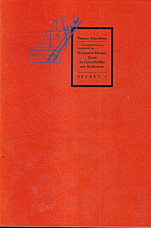 Spuren 3. Hermann Hesses Haus in Gaienhofen am Bodensee