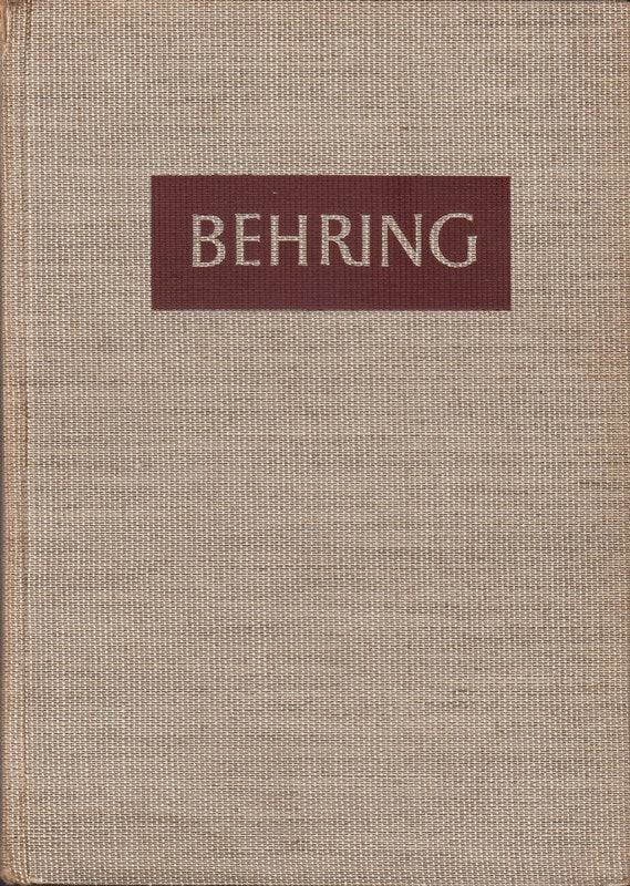 H. Zeiss: Behring Gestalt und Werk
