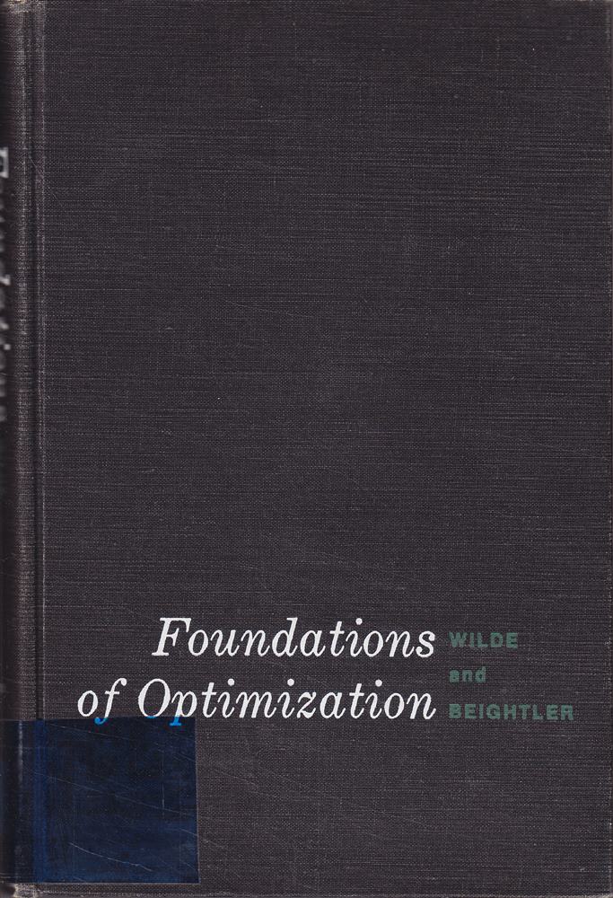 Foundations of Optimization