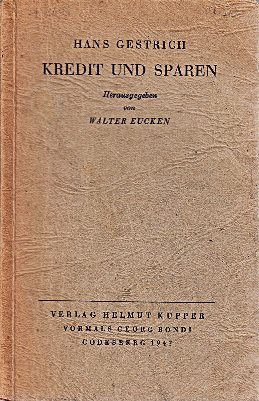Kredit und Sparen.
