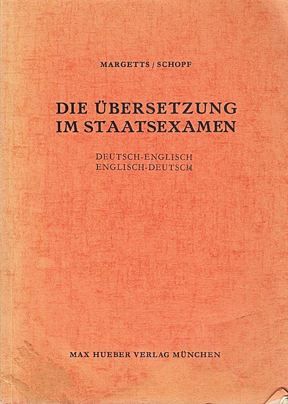 Die Übersetzung im Staatsexamen