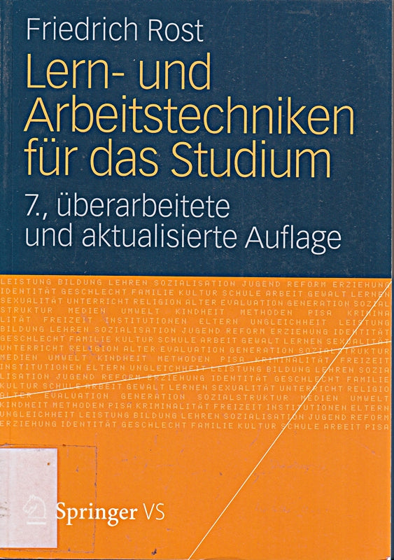 Lern- und Arbeitstechniken für das Studium