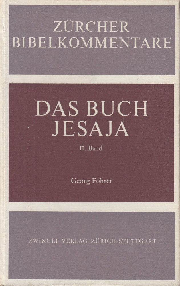Das Buch Jesaja. Bd. 2. Kap. 24 - 39