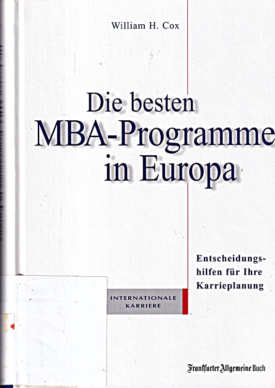 Die besten MBA-Programme in Europa