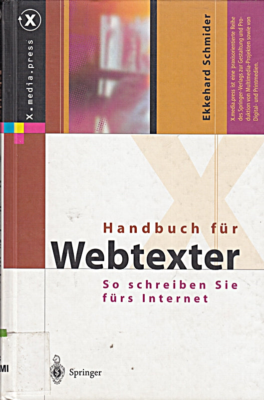 Handbuch für Webtexter. So schreiben Sie fürs Internet (X.media.press)