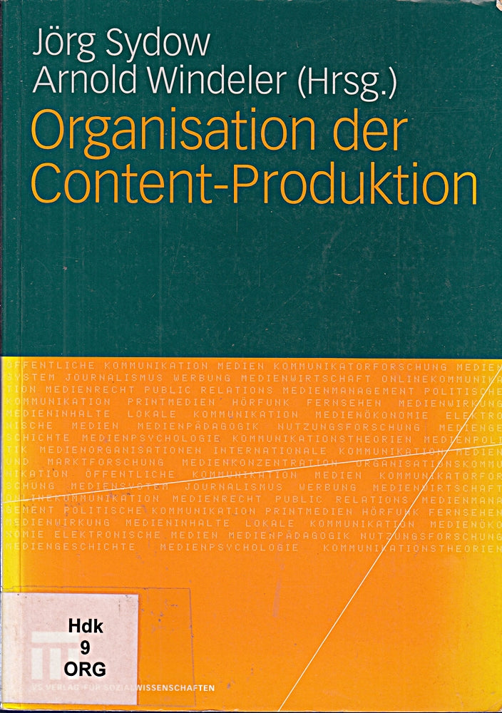 Organisation der Content-Produktion (German Edition)