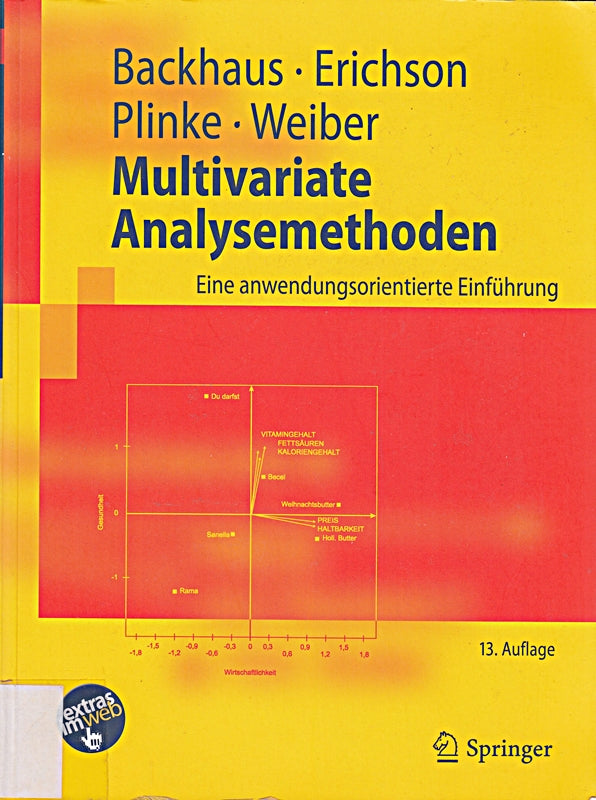 Multivariate Analysemethoden: Eine anwendungsorientierte Einführung (Springer-Lehrbuch)