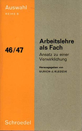 Arbeitslehre als Fach