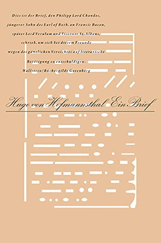 Ein Brief (Typographische Bibliothek)