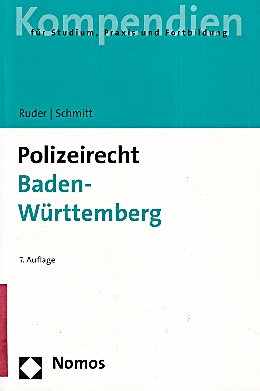 Polizeirecht Baden-Württemberg