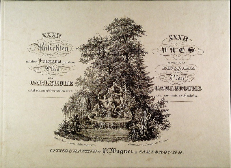 Erinnerungen an Carlsruhe carlsruhe in der P. Wagnerschen Lithographie