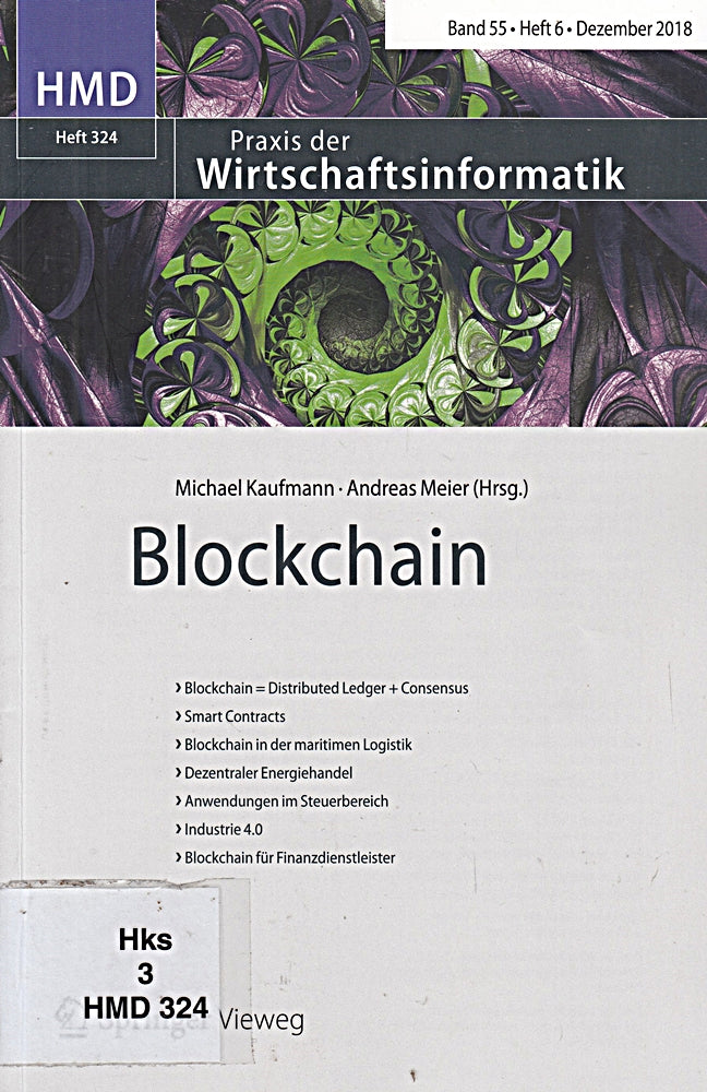 Praxis der Wirtschaftsinformatik: Blockchain Band 55 Heft 6