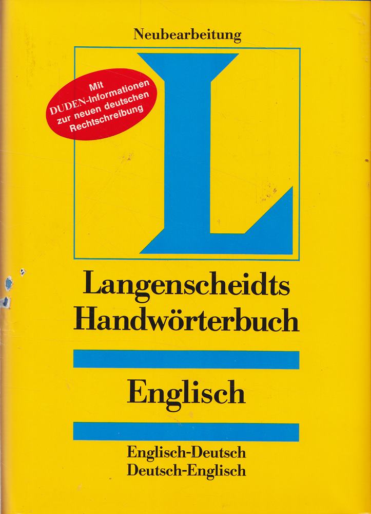 Langenscheidts Handwörterbuch Englisch