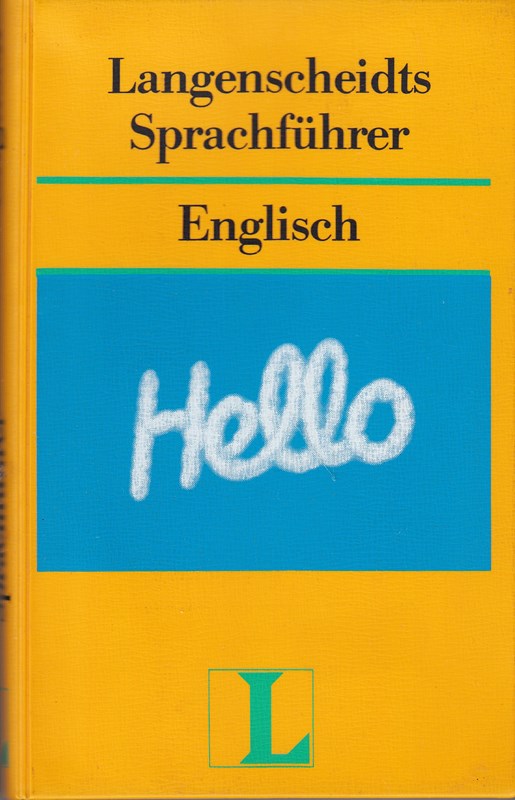 Langenscheidts Sprachführer Englisch.