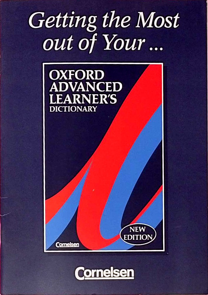 Getting the Most out of Your Oxford Advanced Learner's Dictionary. Einführung in die Arbeit mit dem OALD 4th Edition