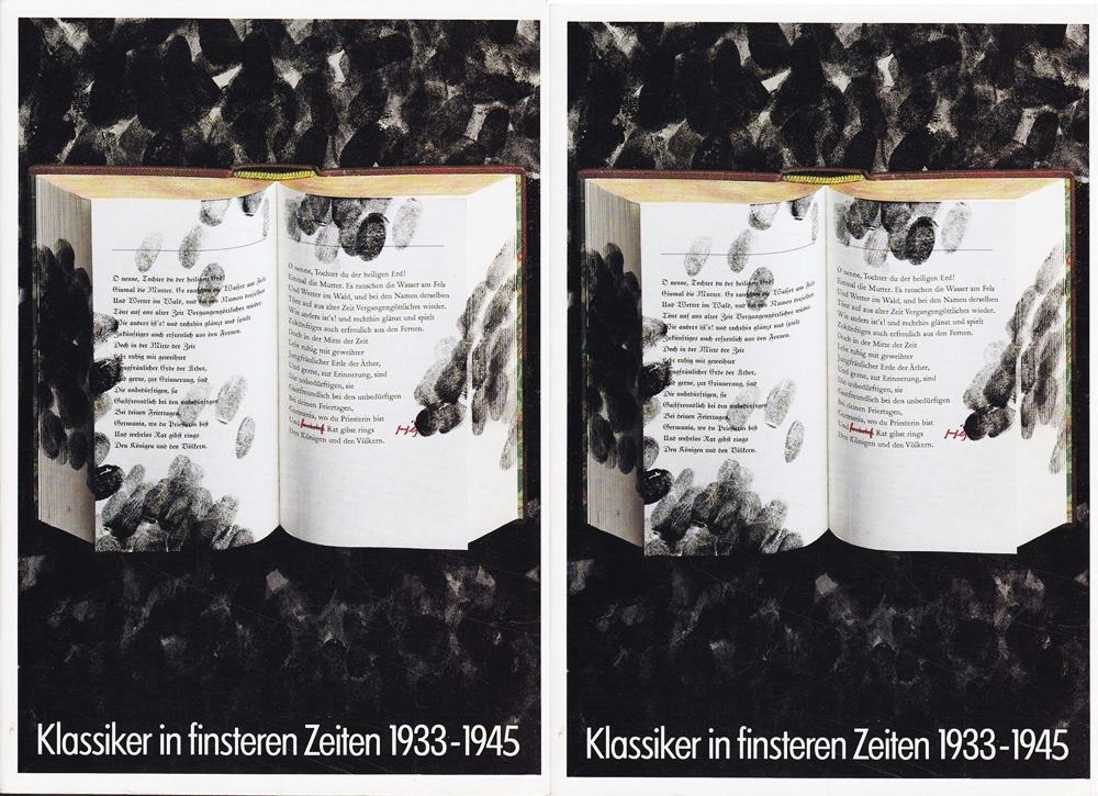 Klassiker in Finsteren Zeiten 1933-1945 Band 1 und Band 2